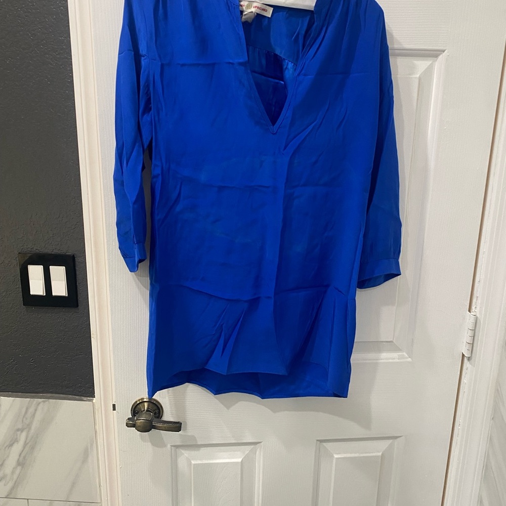 Amanda Richards Elegant Blue Women's Top/Tunic